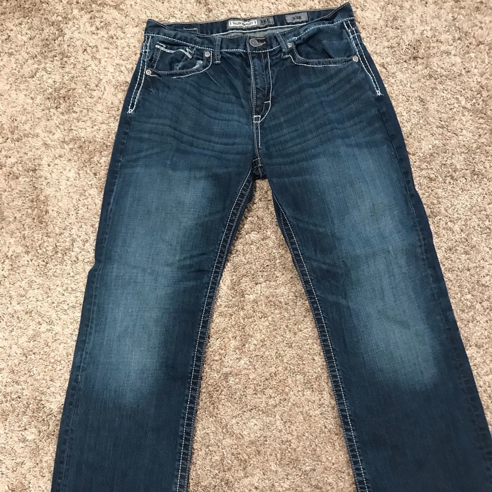 Men’s Buckle Denim Jeans